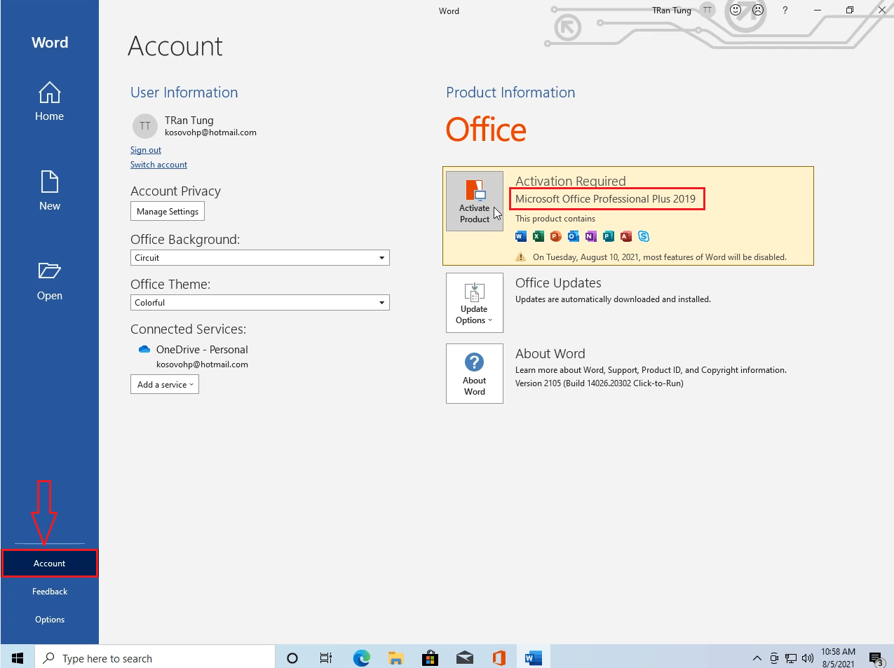 How to find out Microsoft Office version that you use